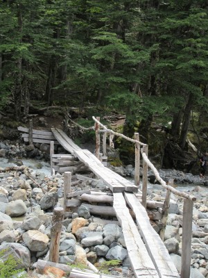 Puente antes de campamento El Bosque