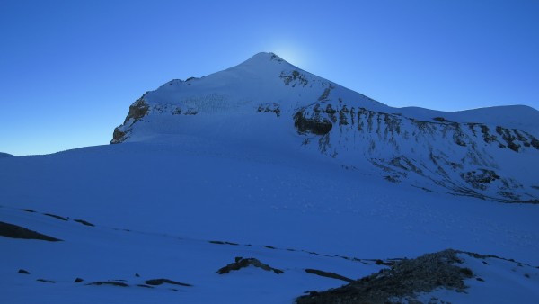 Cerro Negro desde Glaciar Olivares Beta