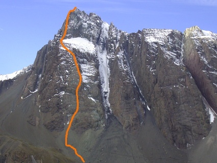 Ruta directa pared Sur Ruta directa pared Sur