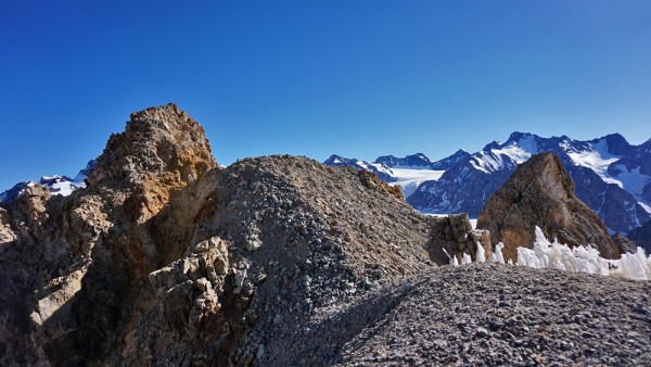 Puntas en sector de la cumbre