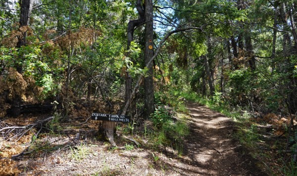 Más letreros en el sendero