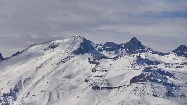 Cordón del Quempo desde el cerro Provincia