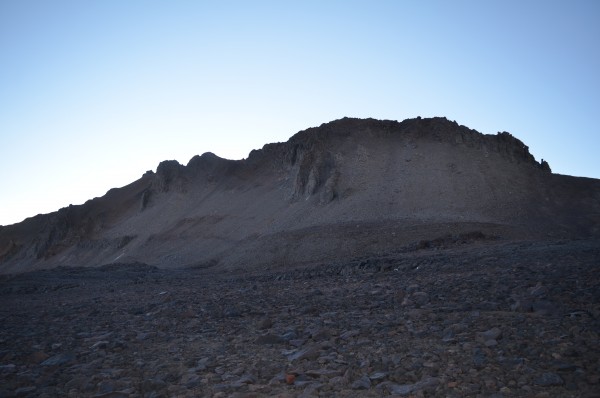 Cerro Tórtolas visto desde el sur