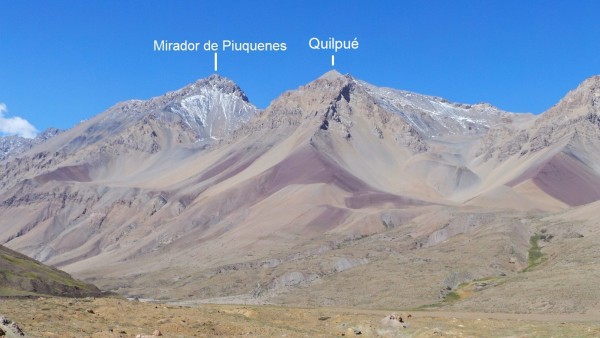 Vista desde camino a Termas del Plomo