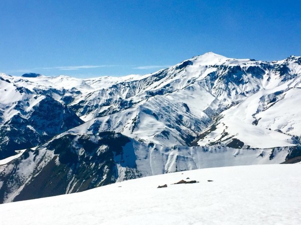 Cerro Confluencia desde Lo Aguirre