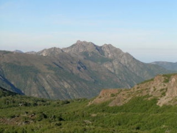 Cerro Las Bravas, desde Garganta del Diablo