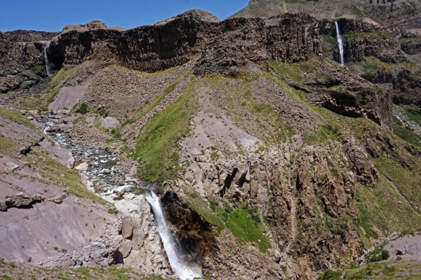 Vista desde el mirador de las cascadas