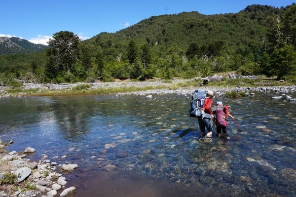 Cruce del río Punta Negra