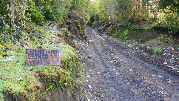 Inicio camino 4x4