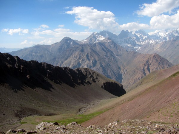 Bajada a la quebrada El Yesillo.