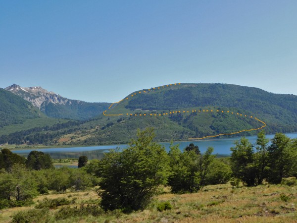 Vista de la ruta