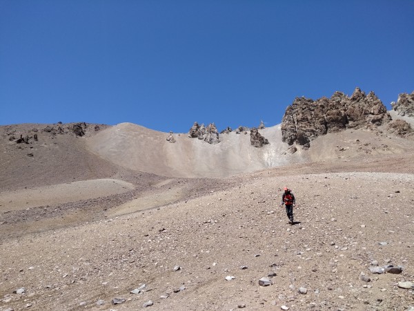 Descenso por la quebrada Chorrillos