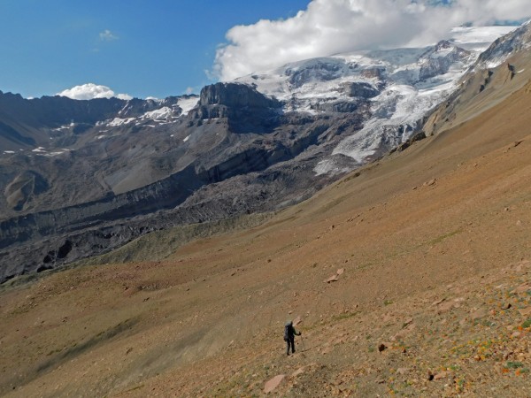 Descendiendo hacia el campamento