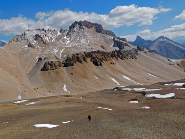 Descenso desde el Paso Nieves Negra