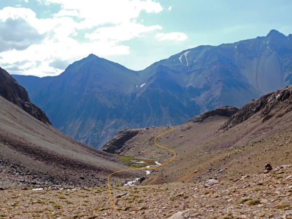 Quebrada del estero Blanco