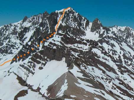 Canaleta vista desde el Parva del Inca