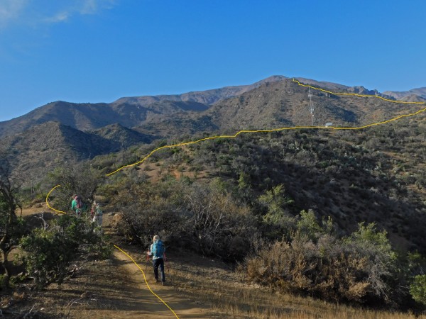 Vista de la ruta