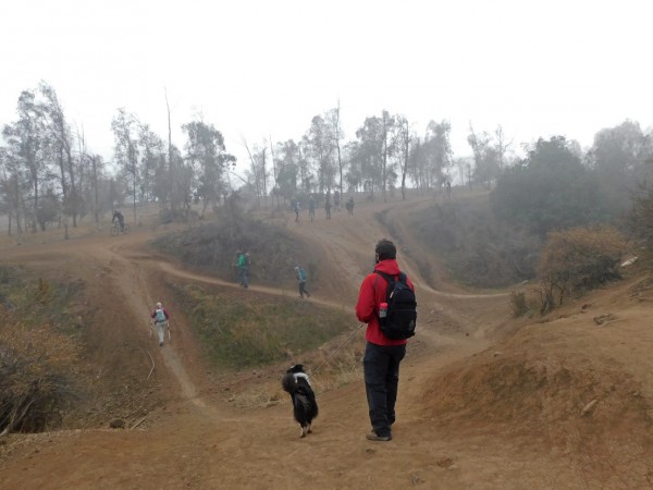 Cruce de pequeña quebrada