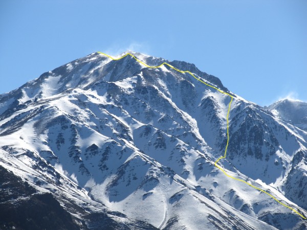 Vista de la ruta