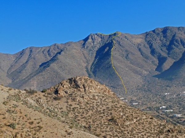 Vista de la ruta