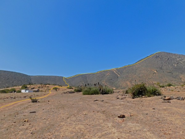 Vista de la ruta