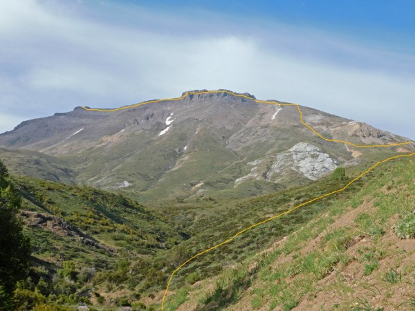 Vista de la ruta