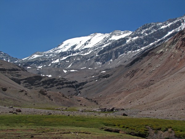 Vista desde Piedra Numerada hacia el Plomo