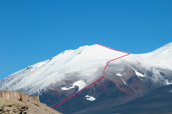 Ruta de ascenso. Ruta de ascenso.