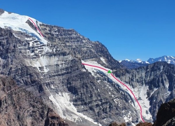 La ruta Glaciar de los Castaños