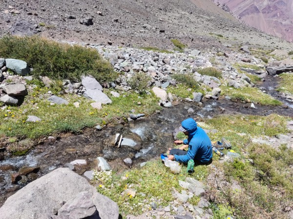 Campo base y su abundante agua 