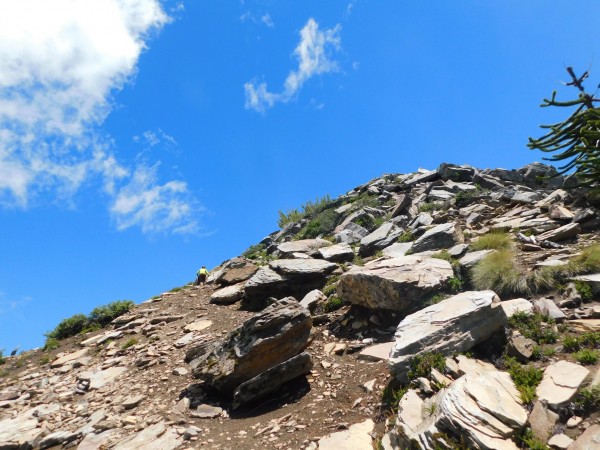 Subida hacia la cumbre