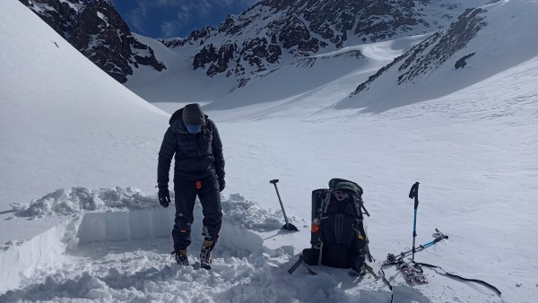 Preparando el segundo campamento