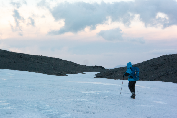 Cruzando glaciar jornada 4