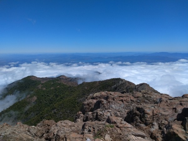 Vista desde la cumbre hacia el oeste