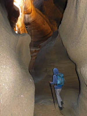 Llegando al final de la cárcava