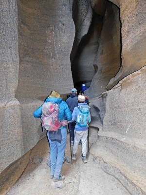 Entrando a la segunda cárcava