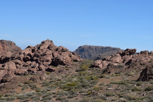 Roquerío antes de llegar a Piedra del Gaucho