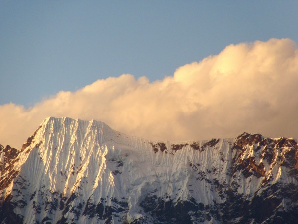 Vista a los Andes desde Cachora