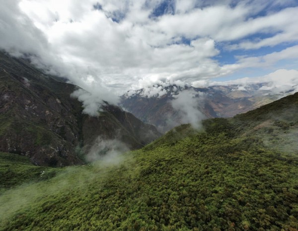 Vista desde Choquequirao