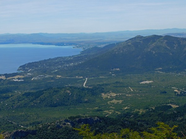 Cerro Otto, Bariloche y lago Nahuel Huapi