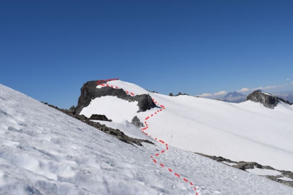 Segundo tramo desde portezuelo a la cumbre