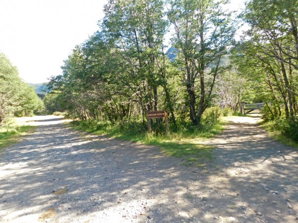 Desvío hacia la laguna Ilón