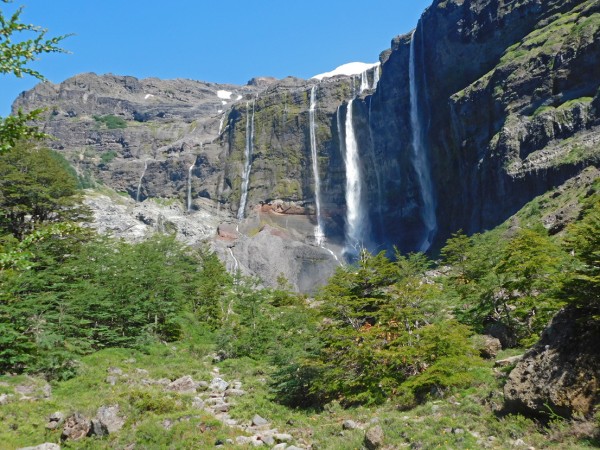 Cascadas del ventisquero