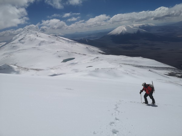 Vista hacia la laguna Wheelwright.