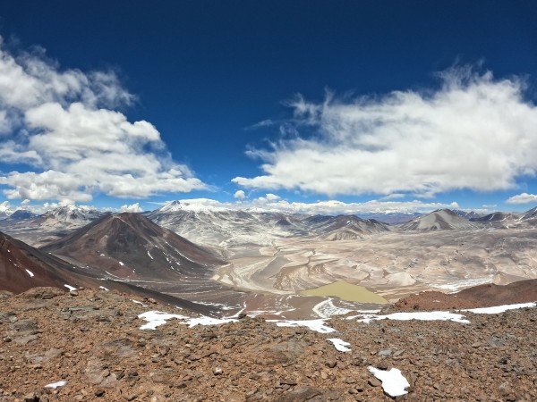 Vista desde la cumbre al Suroeste