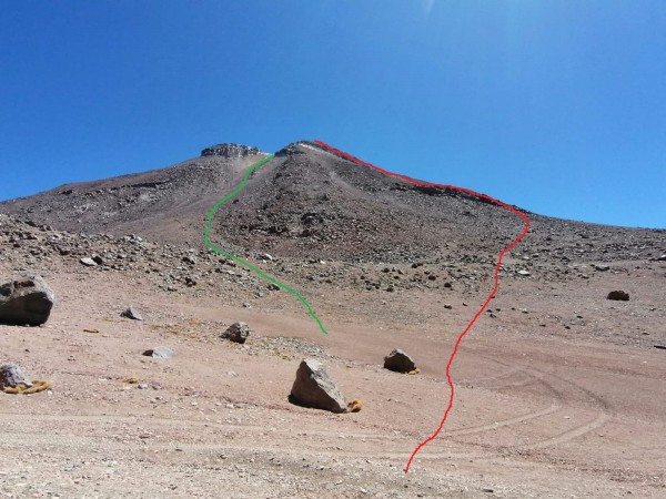 Ruta de ascenso Ruta de ascenso