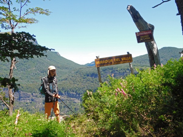 Llegando al mirador