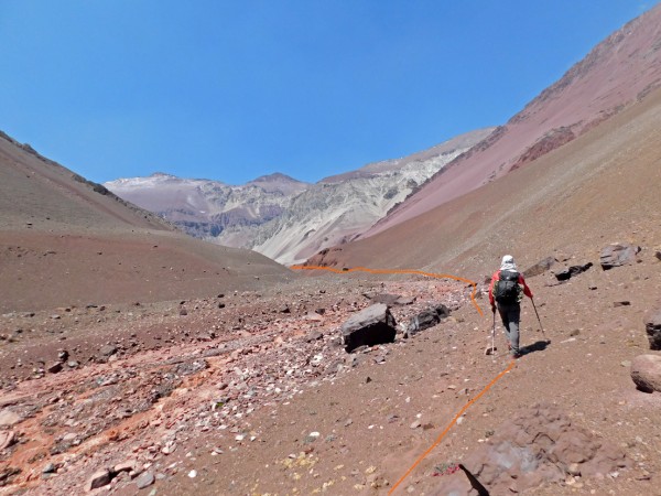 Cerca del campamento