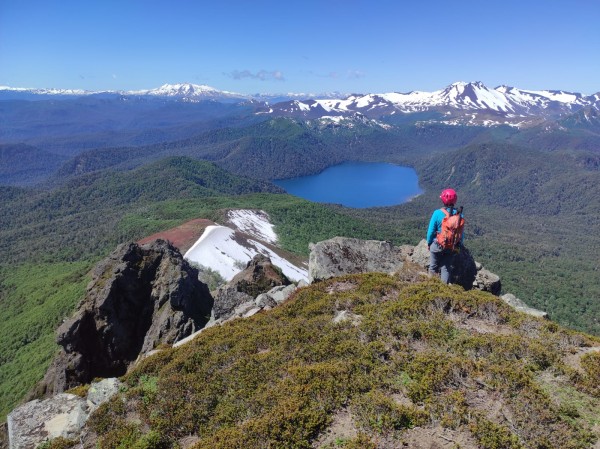 Vista desde la cumbre hacia el este