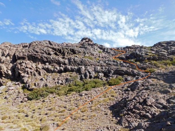 Zona de rocas